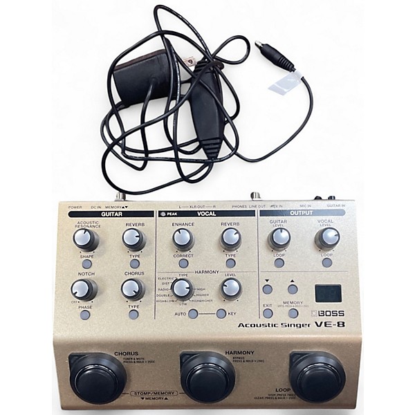 Used BOSS VE8 Acoustic Singer Effect Processor