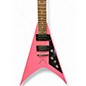 Used Douglas Pink V pink Solid Body Electric Guitar