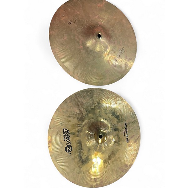 Used Zildjian 14in Planet Z Hi Hat Pair Cymbal