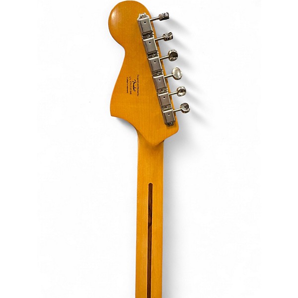 Used Squier Vintage Modified Bass VI Black Electric Bass Guitar