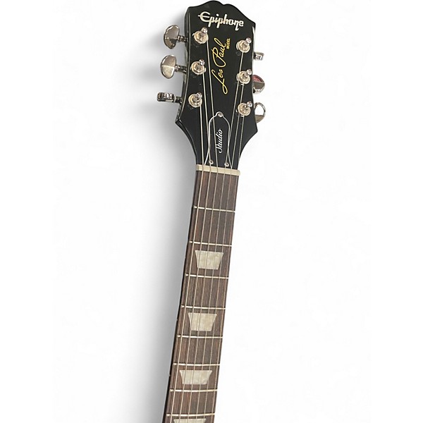 Used Epiphone Les Paul Studio Black Solid Body Electric Guitar