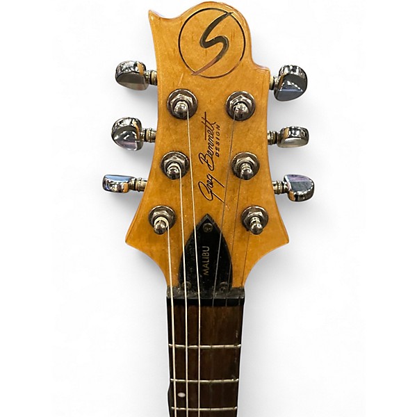 Used Greg Bennett Design by Samick Malibu Blue Solid Body Electric Guitar