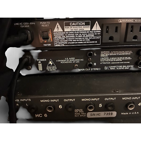 Used Whirlwind Mix-8s Line Mixer