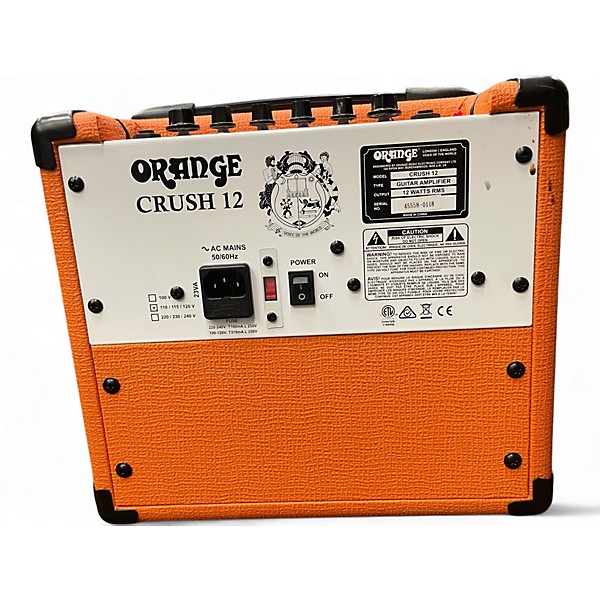 Used Orange Amplifiers Crush 12 Guitar Combo Amp