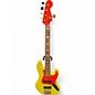 Used Fender MONONEON JAZZ BASS V NEON YELLOW Electric Bass Guitar thumbnail