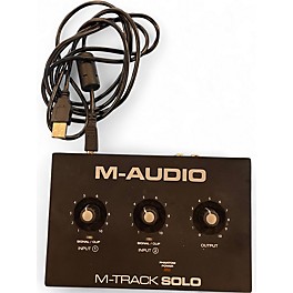 Used M-Audio M-TRACK SOLO Audio Interface