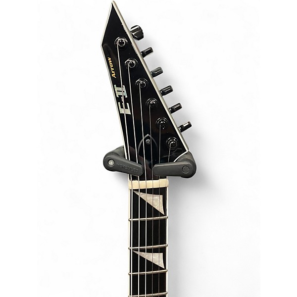 Used ESP E II ARROW BLACK SILVER FADE Solid Body Electric Guitar