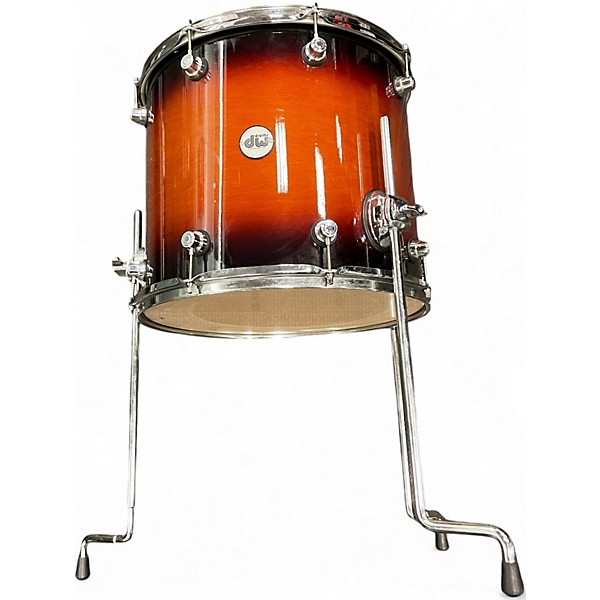 Used DW 4 Piece Design Series 2 Color Sunburst Drum Kit