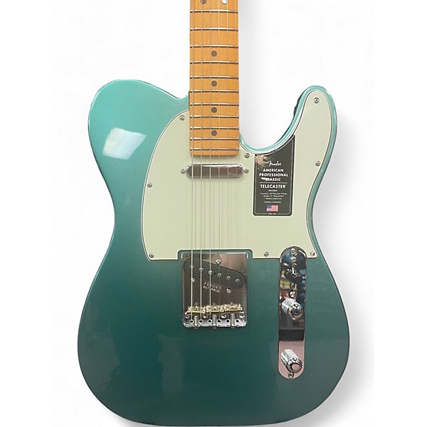 Used Fender AMERICAN PROFESSIONAL CLASSIC TELECASTER Metallic Aqua Marine Solid Body Electric Guitar