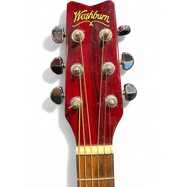 Used Washburn D10 Natural Acoustic Guitar