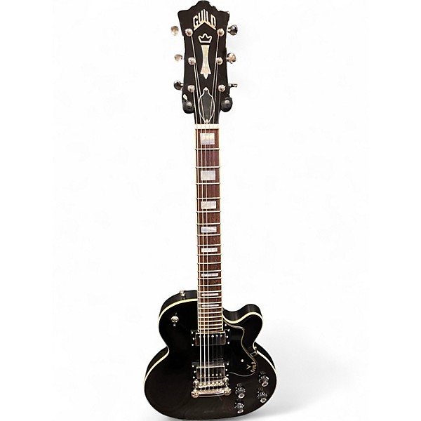 Used Guild Bluesbird Black Solid Body Electric Guitar