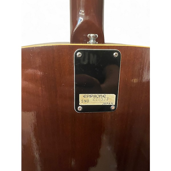 Used 1970s Epiphone FT-130 Natural Acoustic Guitar