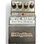 Used DigiTech XMM Metal Master Heavy Metal Distortion Effect Pedal thumbnail