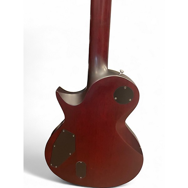 Used ESP LTD EC401QM Red Solid Body Electric Guitar