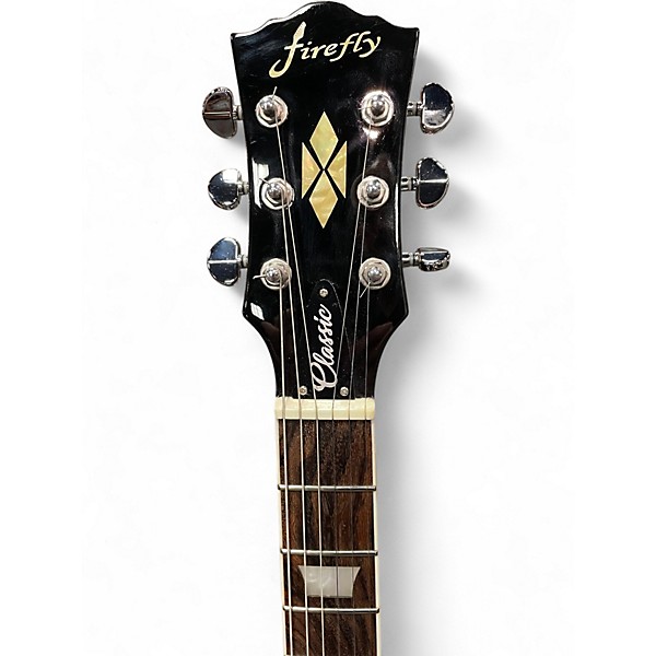 Used Firefly CLASSIC LES PAUL Metallic Aqua Marine Solid Body Electric Guitar