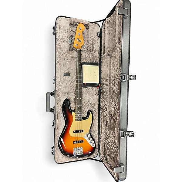 Used Fender American Ultra II Jazz Bass Ultraburst Electric Bass Guitar