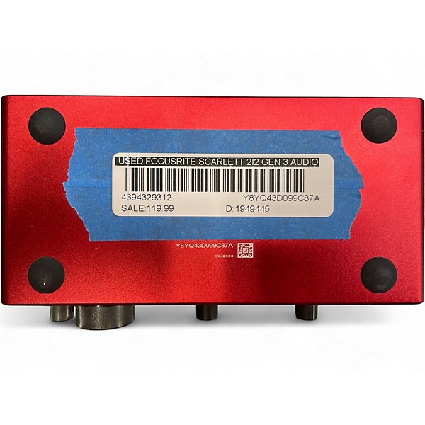 Used Focusrite Scarlett 2i2 Gen 3 Audio Interface