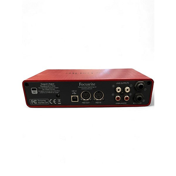 Used Focusrite Scarlett 2i4 Audio Interface
