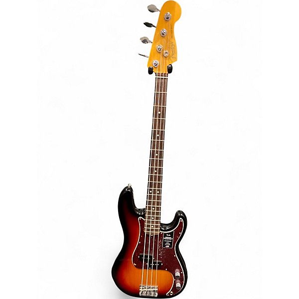 Used Fender American Professional II Precision Bass 3 Color Sunburst Electric Bass Guitar
