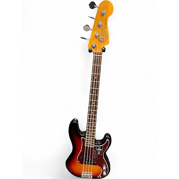 Used Fender American Professional II Precision Bass 3 Color Sunburst Electric Bass Guitar