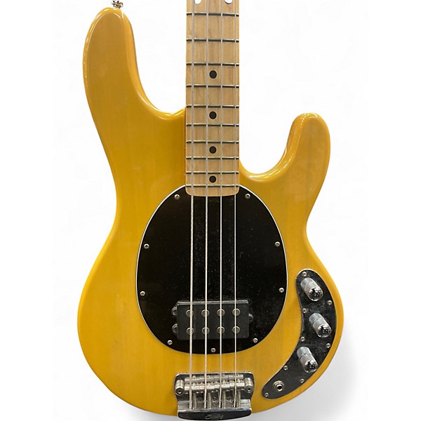 Used Sterling by Music Man StingRay Ray24 Butterscotch Electric Bass Guitar