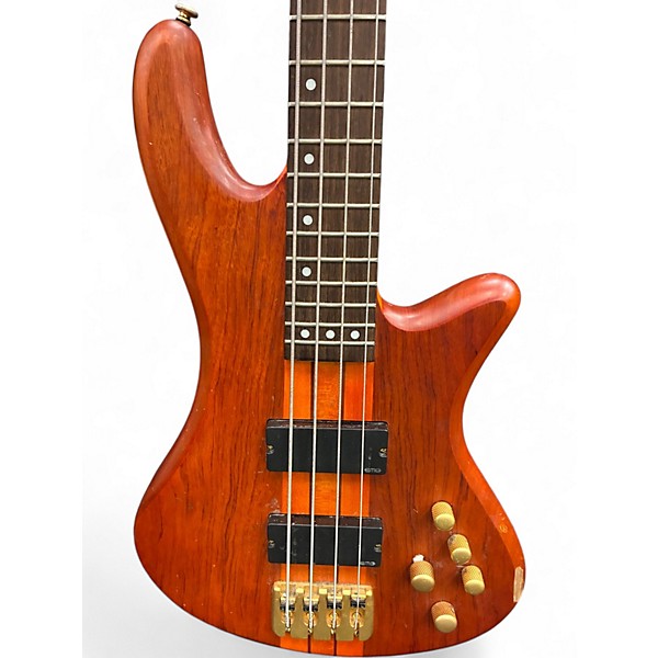 Used Schecter Guitar Research Stiletto Studio 4 String Satin Honey Electric Bass Guitar