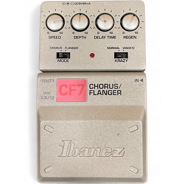 Used Ibanez CF7 Effect Pedal