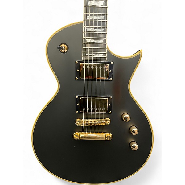 Used ESP LTD EC1000 Deluxe Black Solid Body Electric Guitar