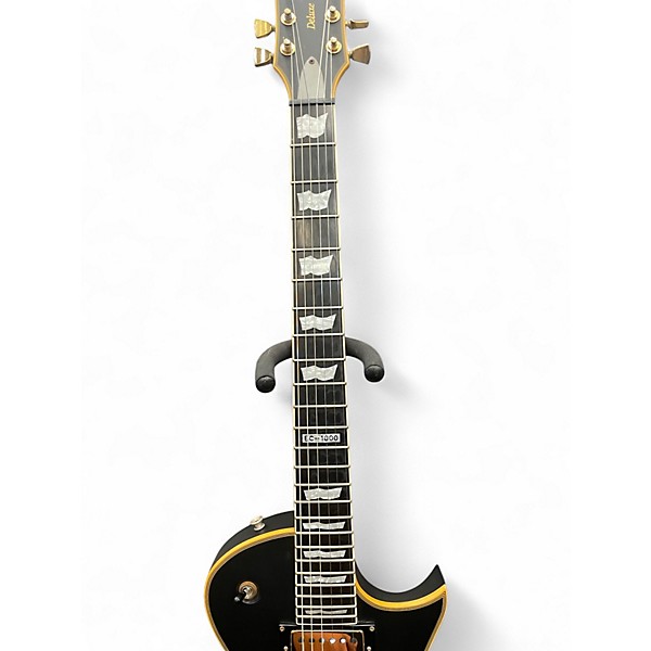 Used ESP LTD EC1000 Deluxe Black Solid Body Electric Guitar