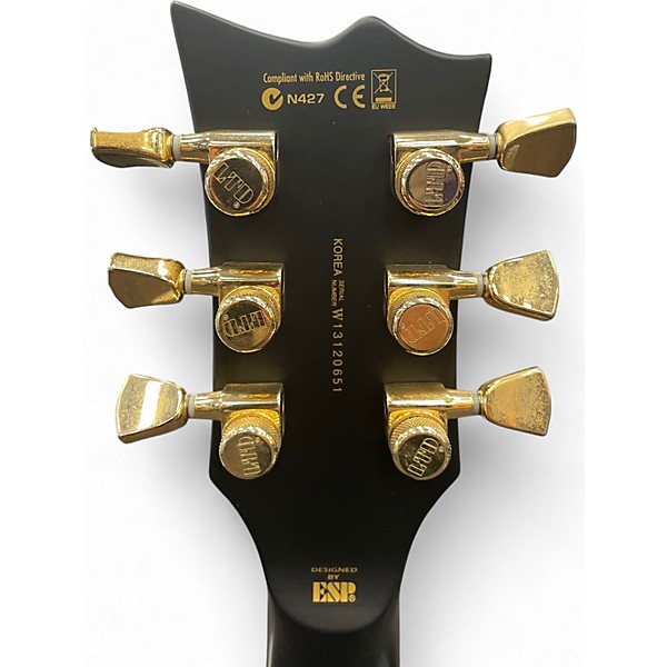 Used ESP LTD EC1000 Deluxe Black Solid Body Electric Guitar