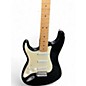 Used Fender Standard Stratocaster Left Handed Black Electric Guitar