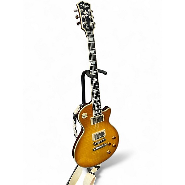 Used Agile ML-3200MCC Lemonburst Solid Body Electric Guitar