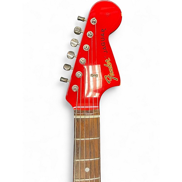 Used Fender Jaguar JG-66 Candy Apple Red Solid Body Electric Guitar