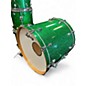 Used Ludwig 6 Piece Centennial Green Sparkle Drum Kit