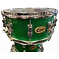 Used Ludwig 6 Piece Centennial Green Sparkle Drum Kit