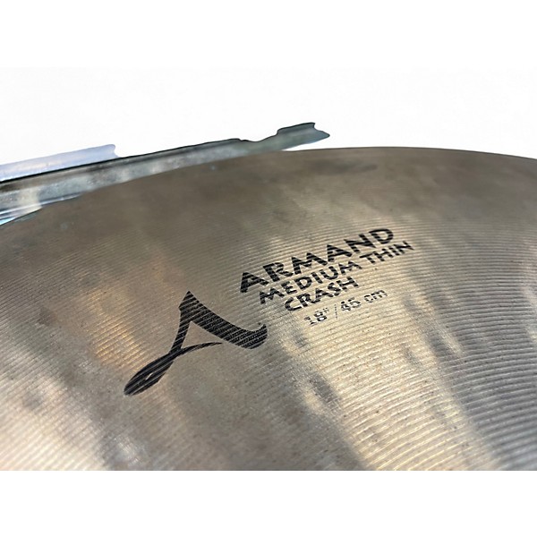 Used Zildjian 18in A Armand Medium Thin Cymbal