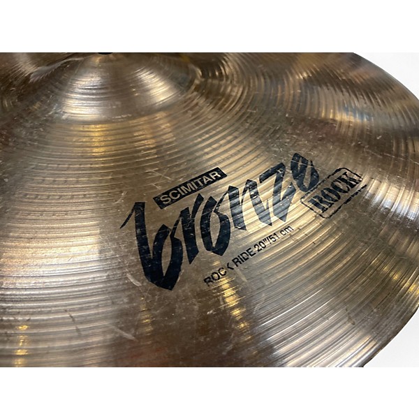 Used Zildjian 20in Scimitar Rock Ride Cymbal