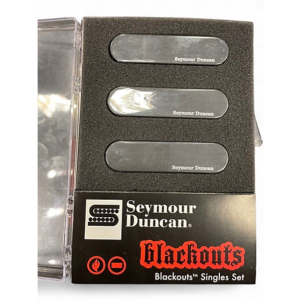 Used Seymour Duncan AS-1s Blackouts Singles Set Single Coil Guitar Pickup