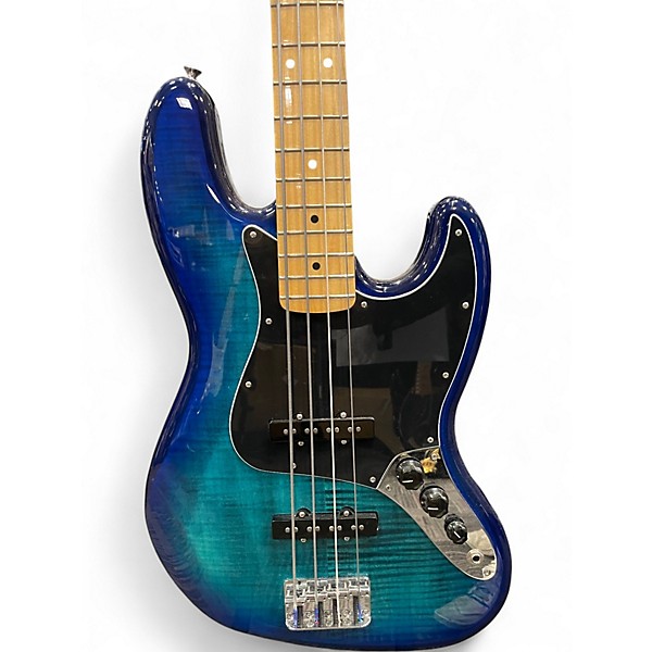 Used Fender Player Jazz Bass Blue Burst Electric Bass Guitar