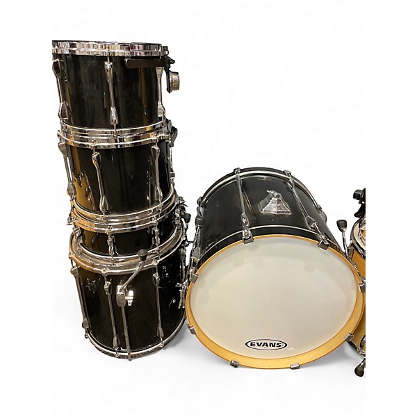 Used TAMA 5 Piece Superstar Black Drum Kit