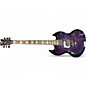 Used ESP LTD Viper 1000 Deluxe Trans Purple Solid Body Electric Guitar thumbnail
