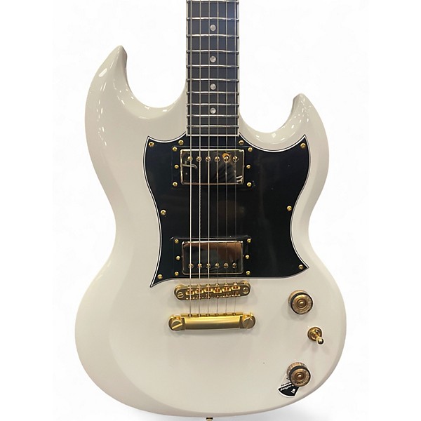Used Schecter Guitar Research ZACHY VENGANCE H6LLYW66D Alpine White Solid Body Electric Guitar