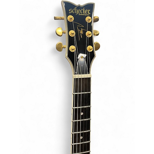 Used Schecter Guitar Research ZACHY VENGANCE H6LLYW66D Alpine White Solid Body Electric Guitar