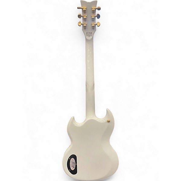 Used Schecter Guitar Research ZACHY VENGANCE H6LLYW66D Alpine White Solid Body Electric Guitar