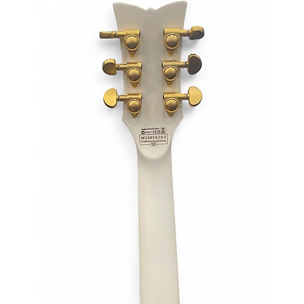 Used Schecter Guitar Research ZACHY VENGANCE H6LLYW66D Alpine White Solid Body Electric Guitar