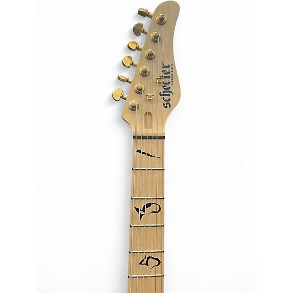 Used Schecter Guitar Research MEEGS PT EX Natural Solid Body Electric Guitar