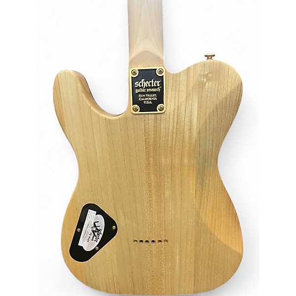 Used Schecter Guitar Research MEEGS PT EX Natural Solid Body Electric Guitar