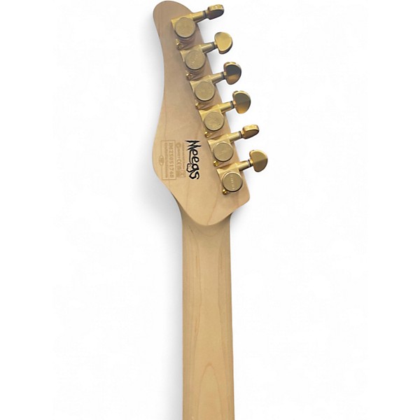 Used Schecter Guitar Research MEEGS PT EX Natural Solid Body Electric Guitar