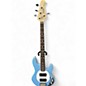 Used Sterling by Music Man STINGRAY 4HH Daphne Blue Electric Bass Guitar thumbnail