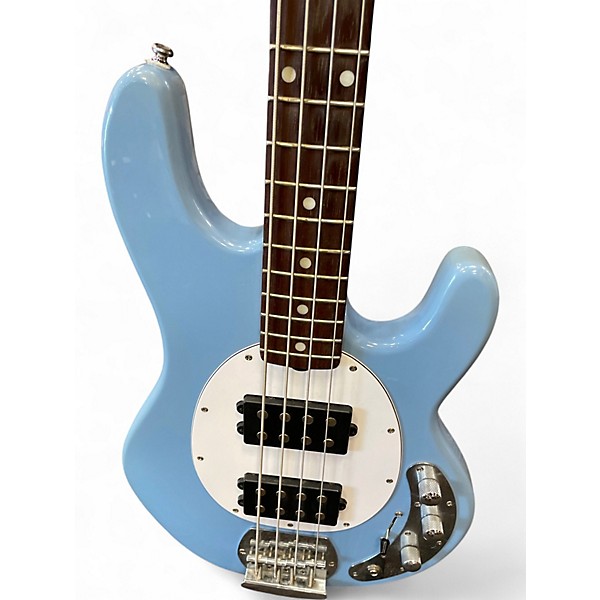 Used Sterling by Music Man STINGRAY 4HH Daphne Blue Electric Bass Guitar